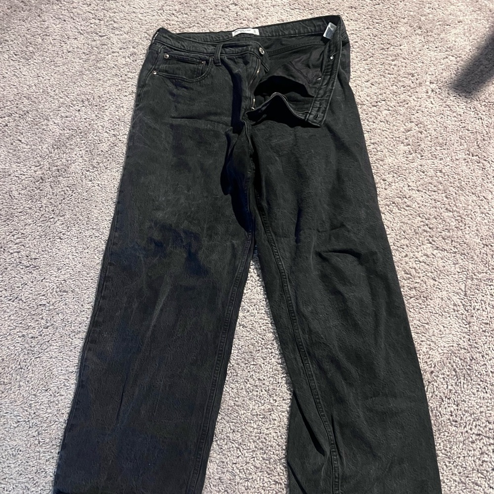 Abercrombie loose high rise jeans